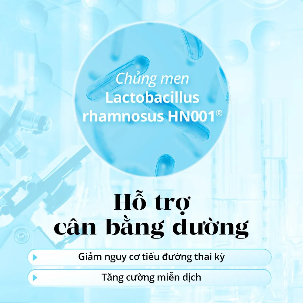 Men vi sinh Perdays hỗ trợ kiểm soát đường huyết và tăng miễn dịch cho mẹ bầu