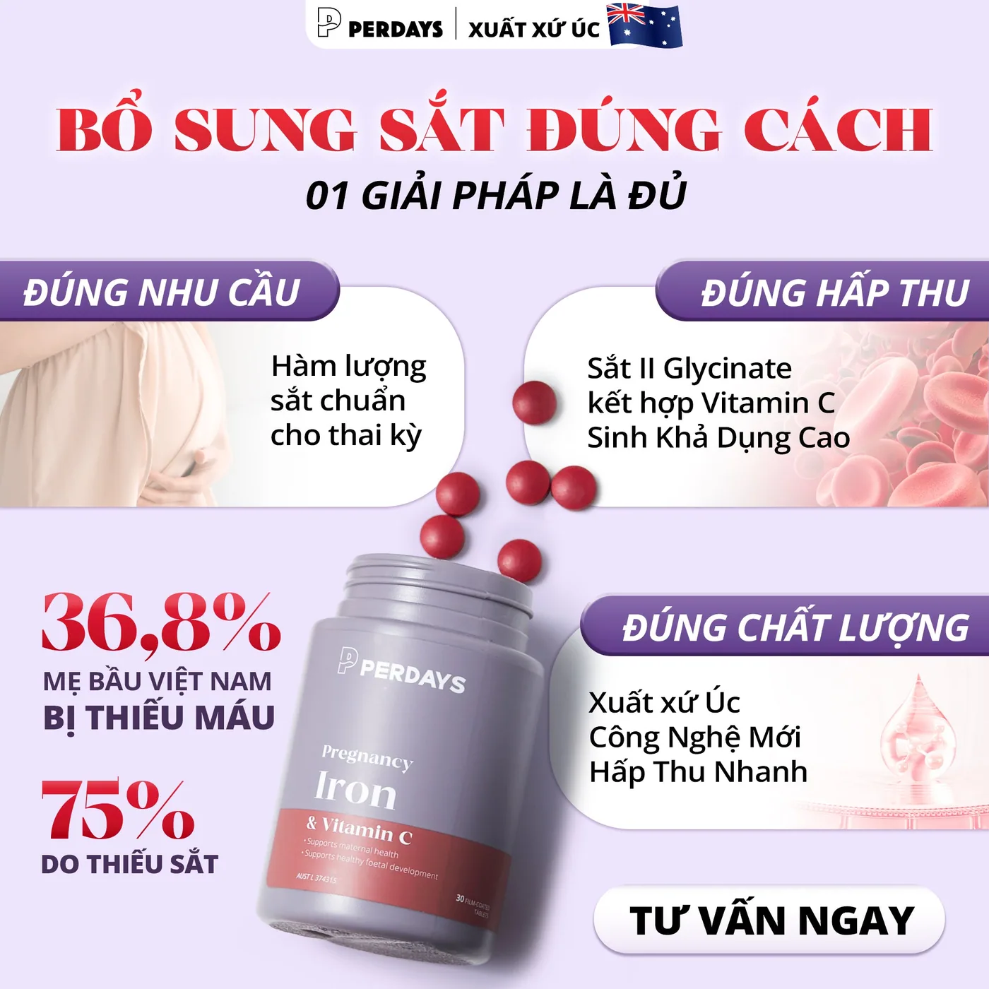 Pregnancy Iron & Vitamin C – ảnh 4