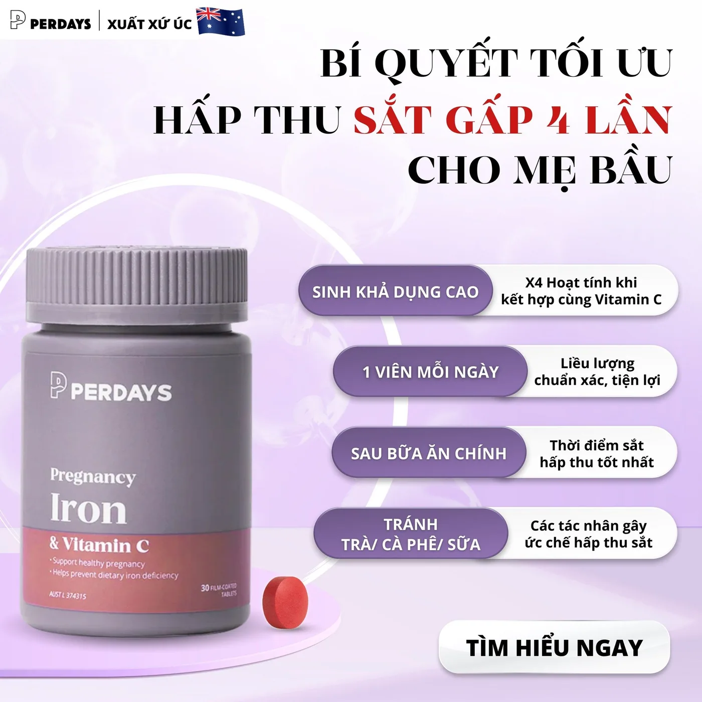 Pregnancy Iron & Vitamin C – ảnh 5