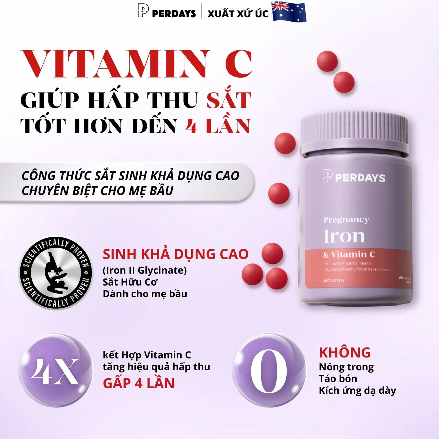 Pregnancy Iron & Vitamin C – ảnh 8